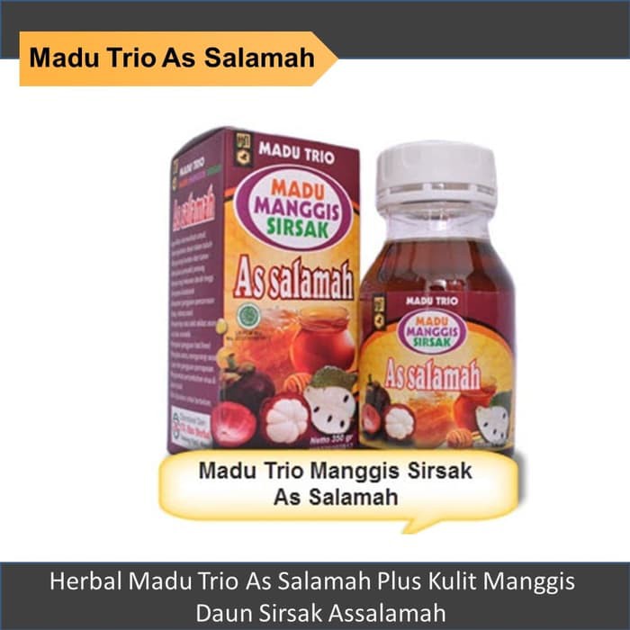 

Madu Trio Assalamah Plus Manggis dan Sirsak