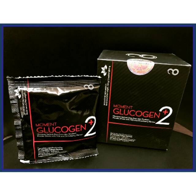 Moment GLUCOGEN+2 Strawberry  (khusus ecer)