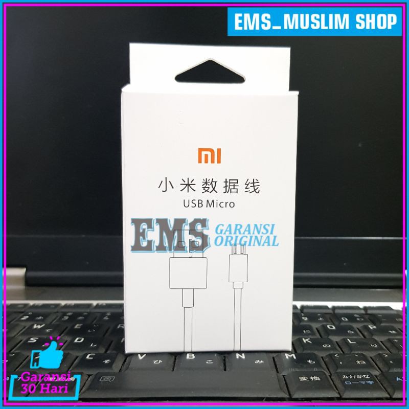 Kabel Data Fast Charging Xiaomi ORI USB ORIGINAL 100% Kabel Charger Micro USB 2A