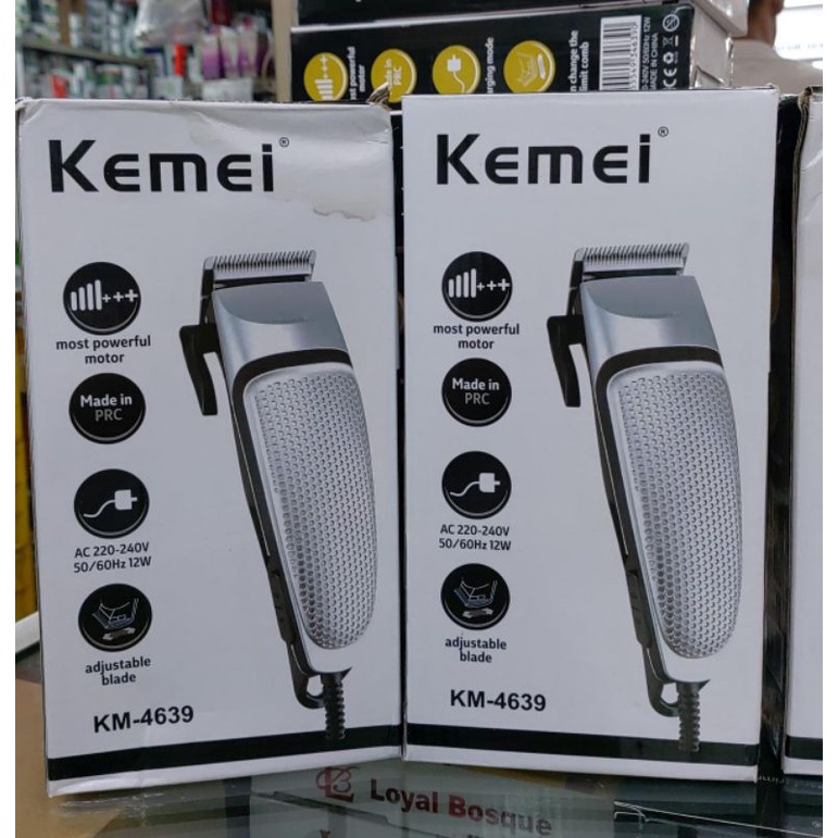 Mesin Cukur Rambut Listrik Original Kemei KM-4639 Mirip KM-6603 / Alat Cukur Rambut Elektrik / Clipper Kemei