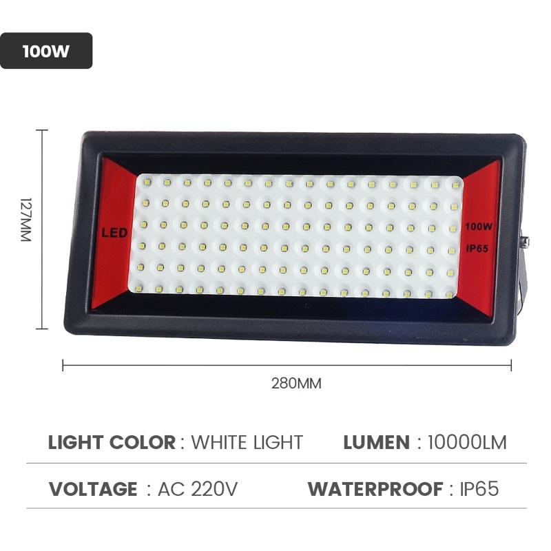 Lampu Sorot LED 100 w Outdoor Tembak 100 w / 100 watt ip66 FLOODLIGHT Flood Light