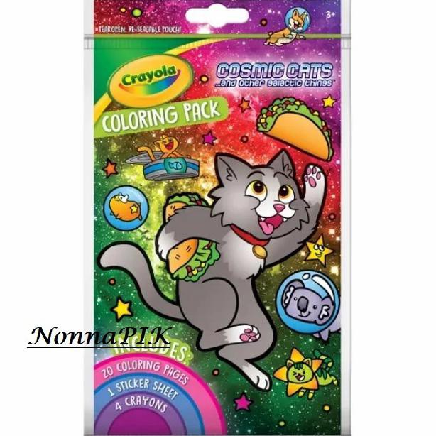 

Gilaa!!! Crayola Coloring Pack - Cosmic Cats Bergaransi