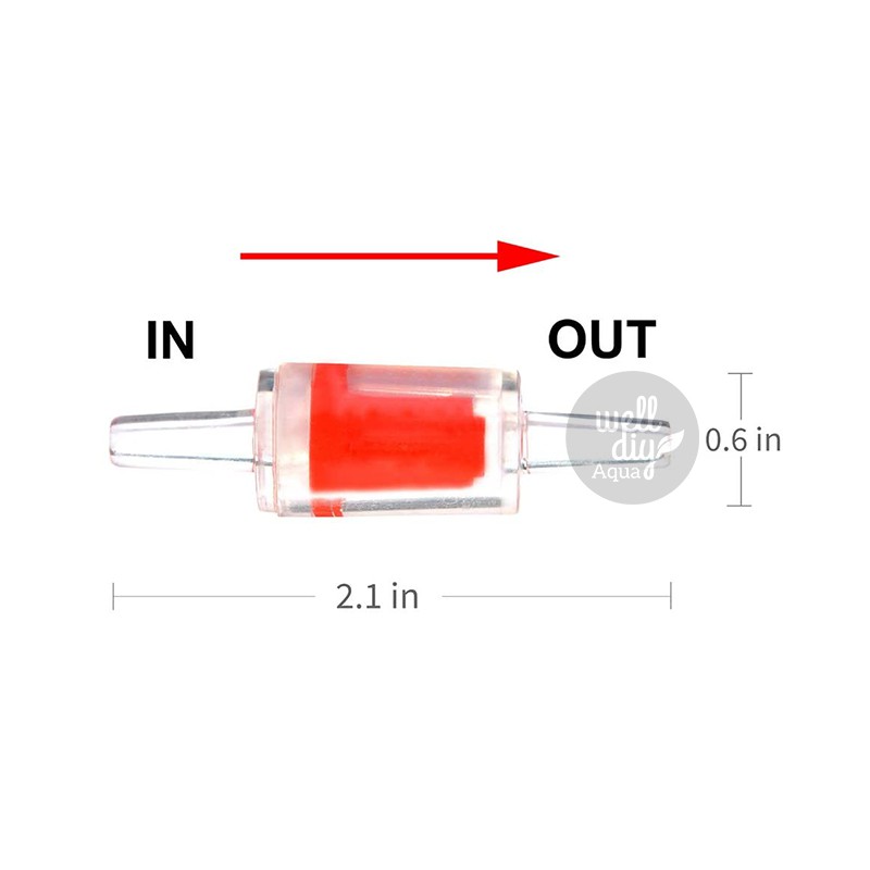 Check valve co2 Aquascape