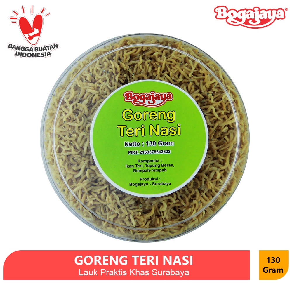 

GORENG TERI NASI 130 GR / LAUK PAUK PRAKTIS KHAS SURABAYA - BOGAJAYA