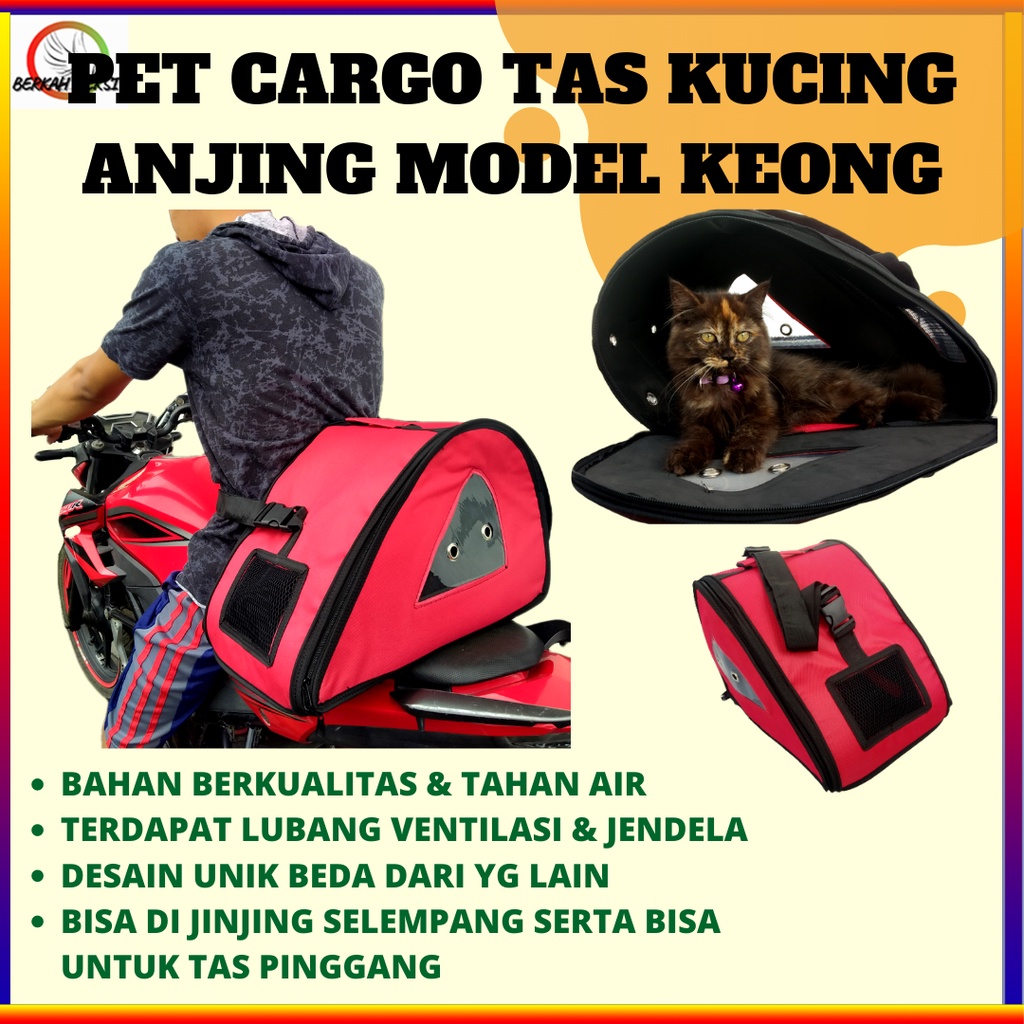 PET CARGO MODEL KEONG TERBARU KEKINIAN TAS KUCING bisa SELEMPANG N PINGGANG ANJING KELINCI MONYET BA