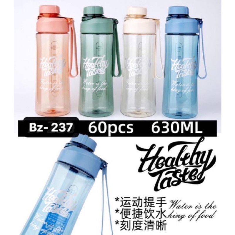 Botol Minum Healthy Taste 630ml BPA Free - Botol Minum viral Healthy Taste BZ-237