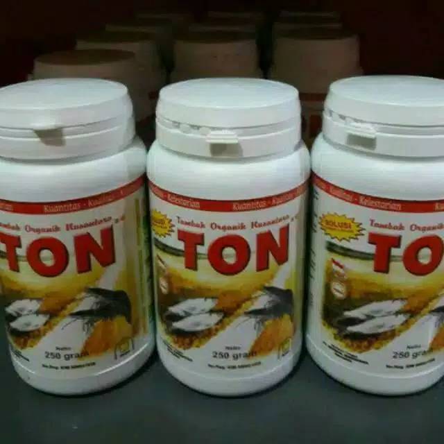 TON Pupuk Tambak Organik 250 Gr Original/ Vitamin Ikan Udang/ Stockist NASA
