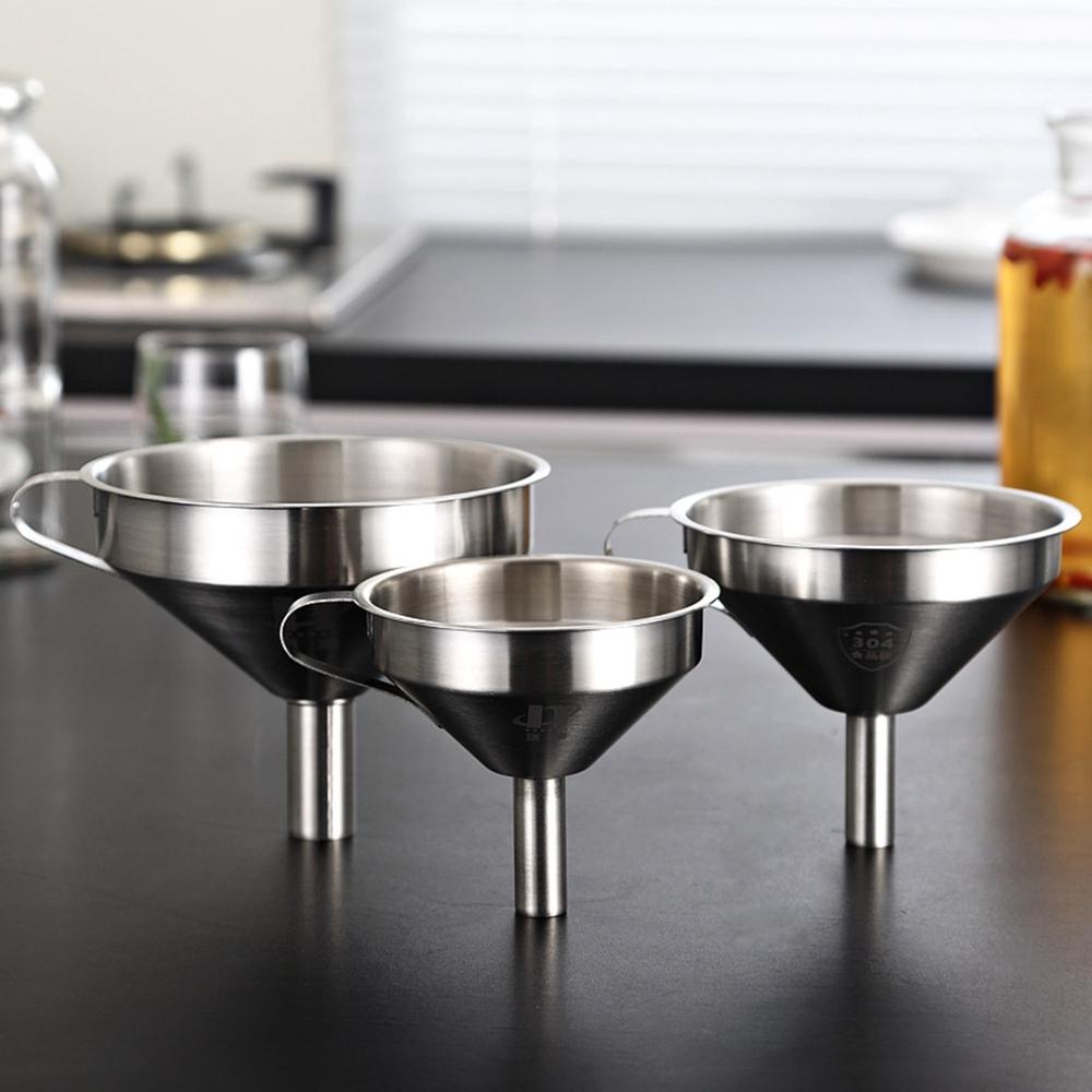 [Elegan] Funnel Household Thicken Wine Strainer Corong Anggur Minuman Saringan Minyak