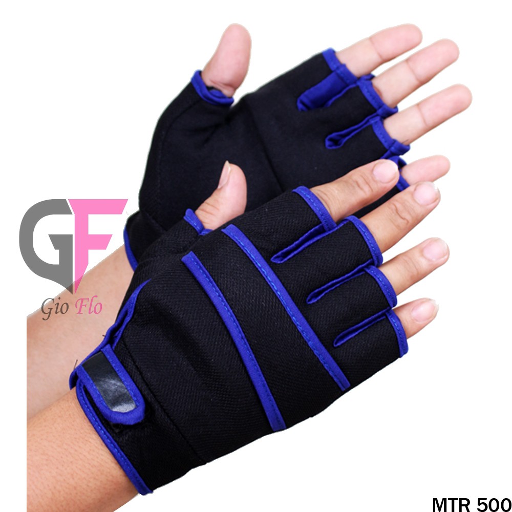 GIOFLO Sarung Tangan Motor Saku Pendek Blue / MTR 500