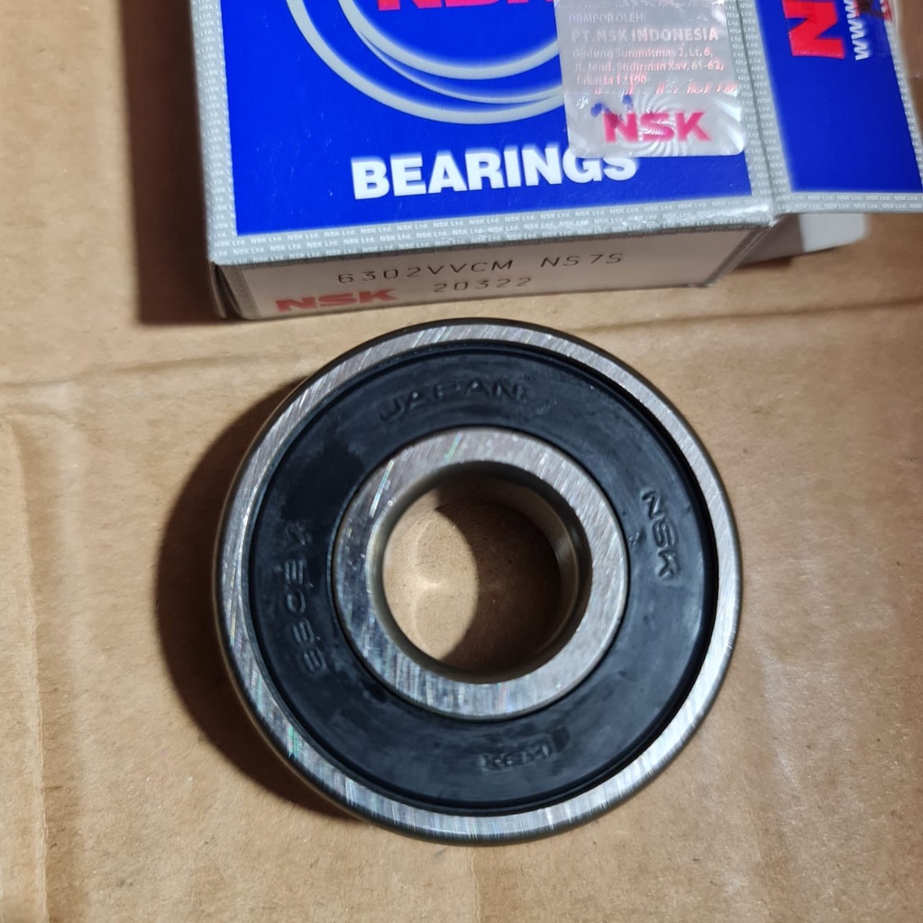 Bearing Lahar Alternator NSK asli japan 6302 2rs 6302vvcm 15x42x13