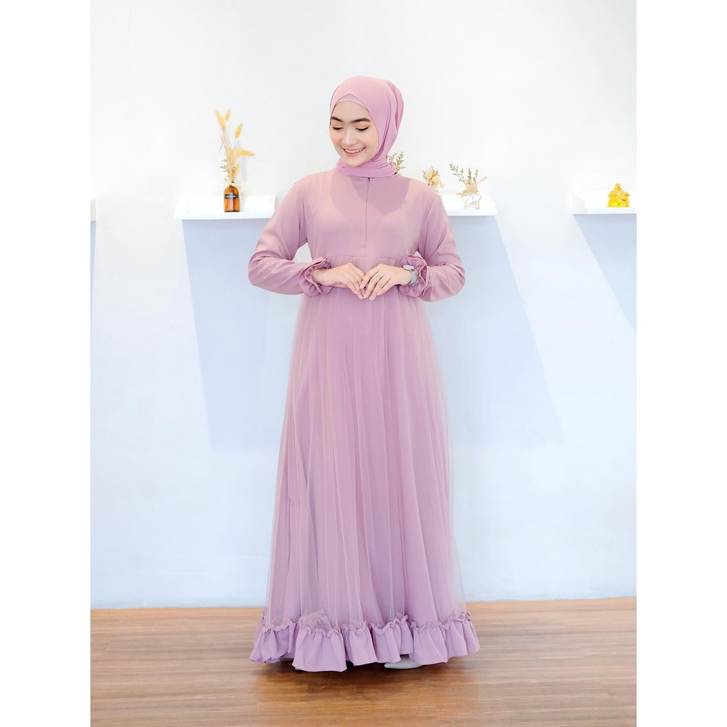 [COD] SABRINA GAMIS ORIGINAL BYHIJABQUEEN/ GAMIS MUSLIM/ DRESS MUSLIM / GAMIS TILE