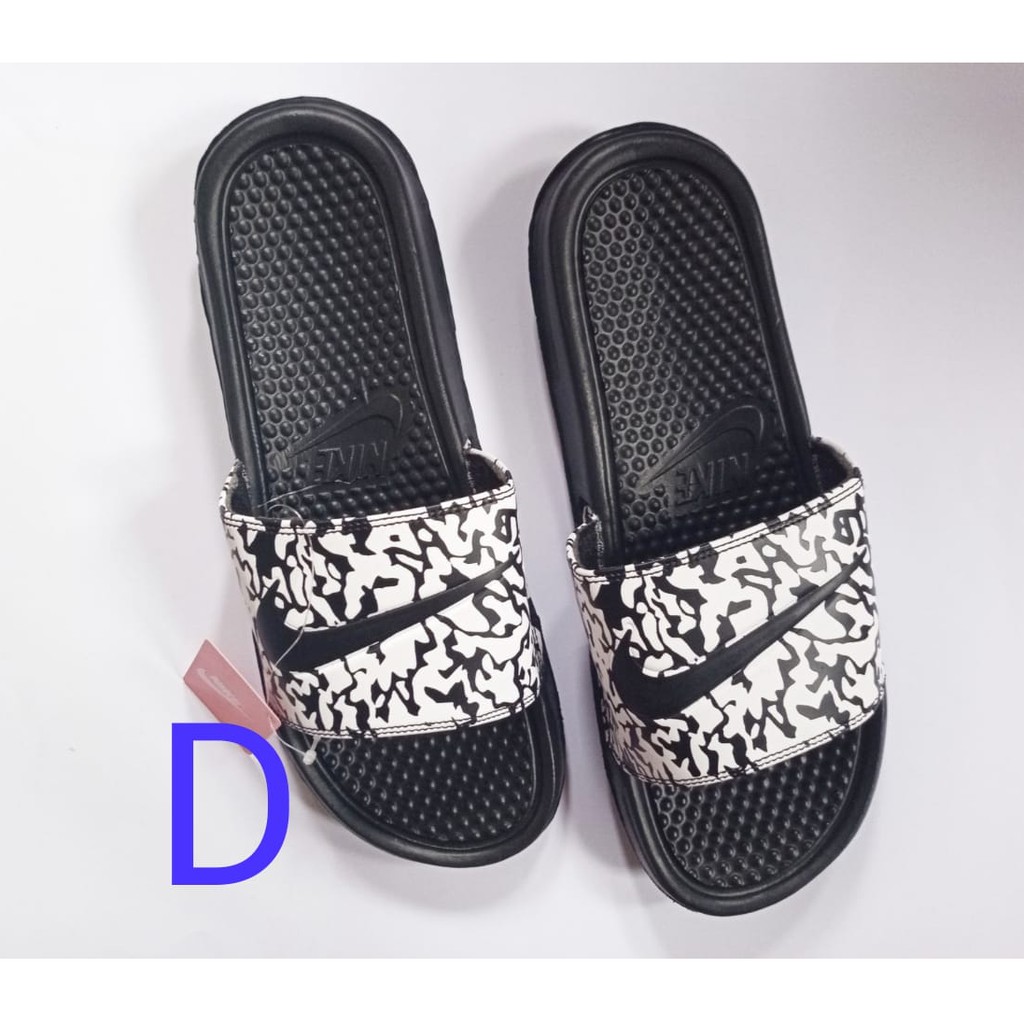 Sandal slop Nike Benassi pria dan wanita termurah-Model D