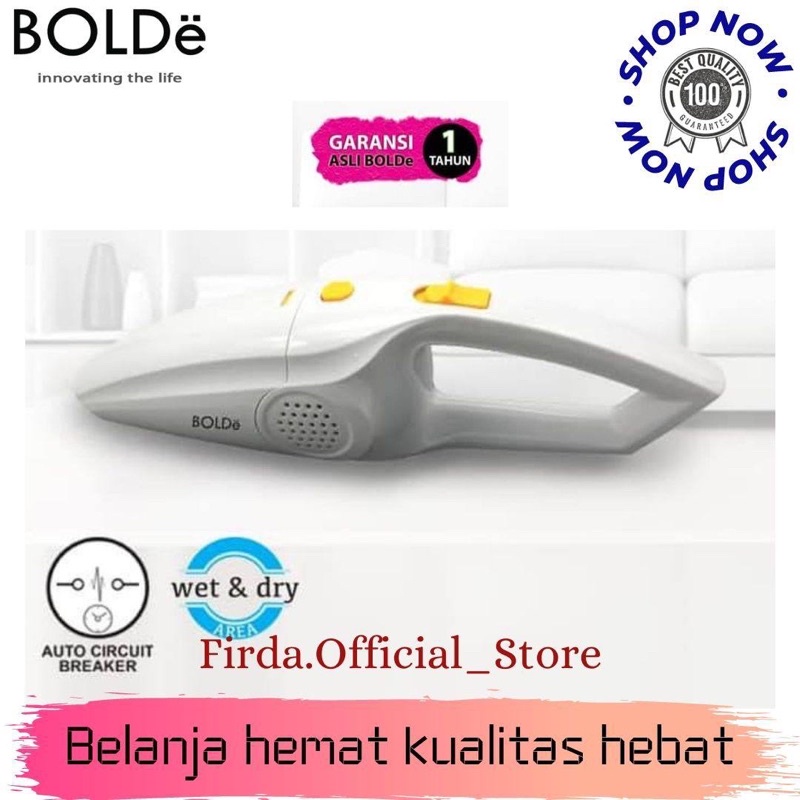 BOLDE VACUUM CLEANER MOBIL OTO HOOVER BOLDE / PENYEDOT DEBU MOBIL (GARANSI RESMI)