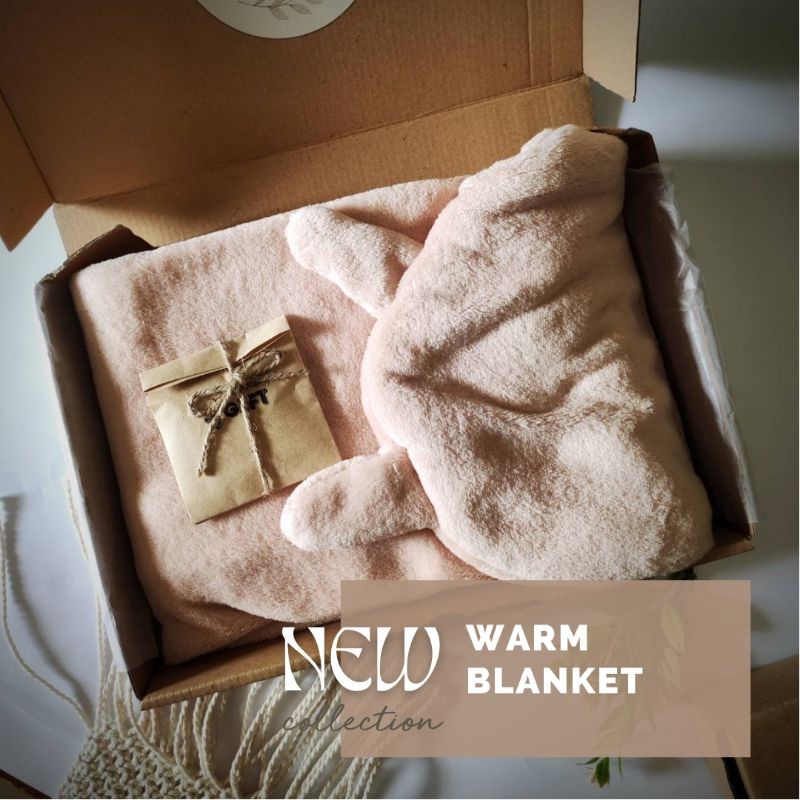 Selimut Bayi/Hampers Selimut Bayi/ Hampers Bayi Baru Lahir/ Hampers Bayi Mewah/ Kado Bayi Baru Lahir-Warm Blanket