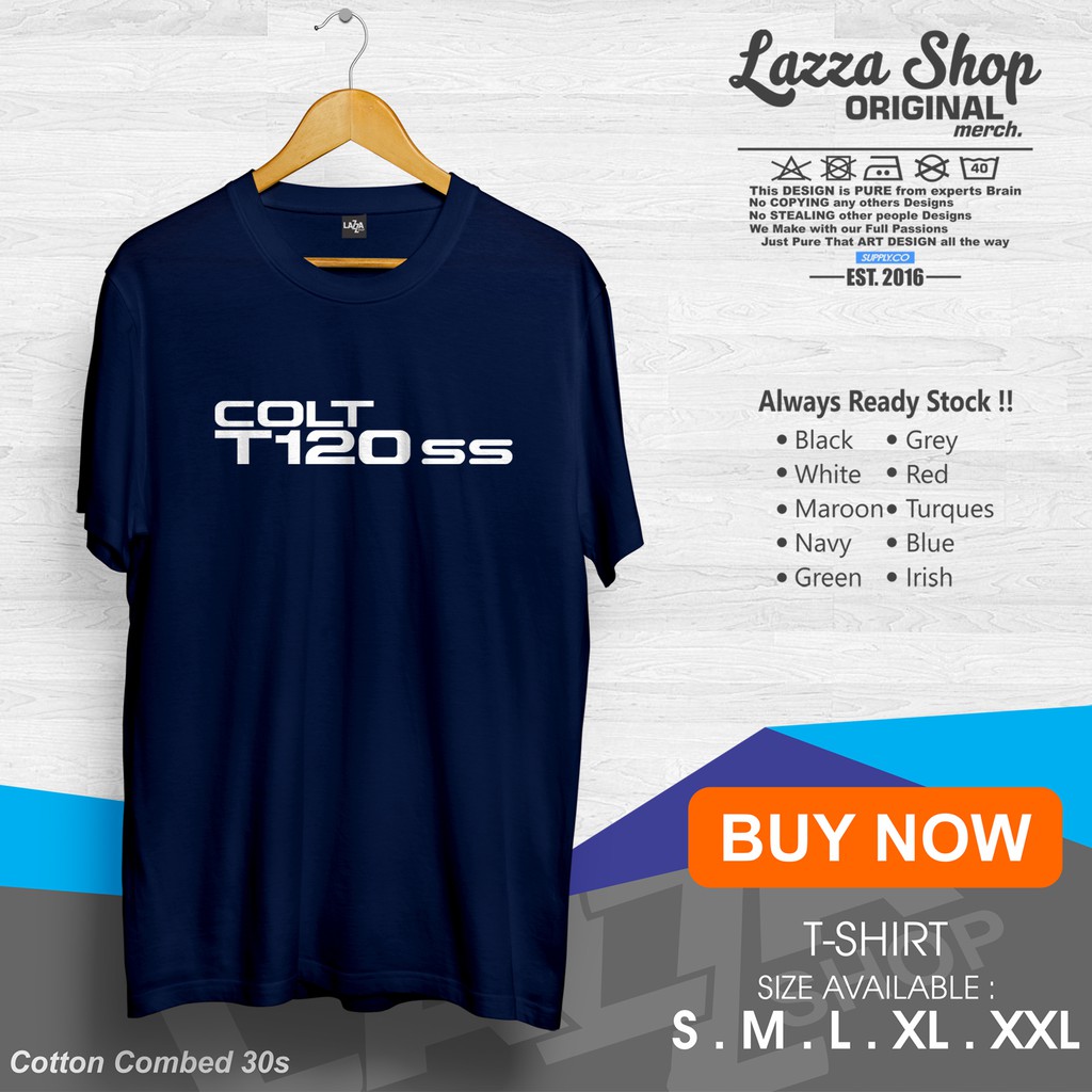 Kaos / Baju / Tshirt Distro Mobil Mitsubishi Colt T120 ss Simple Logo Termurah