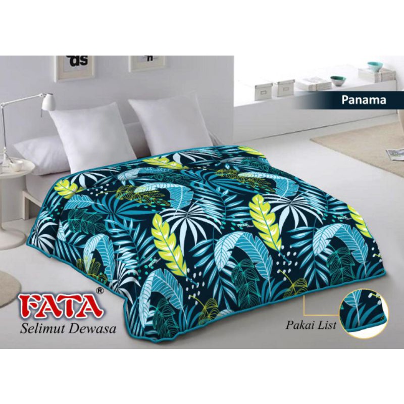 SELIMUT BULU HALUS ( FATA ) SELIMUT DEWASA SIZE JUMBO UKURAN 200X200 CM-Panama