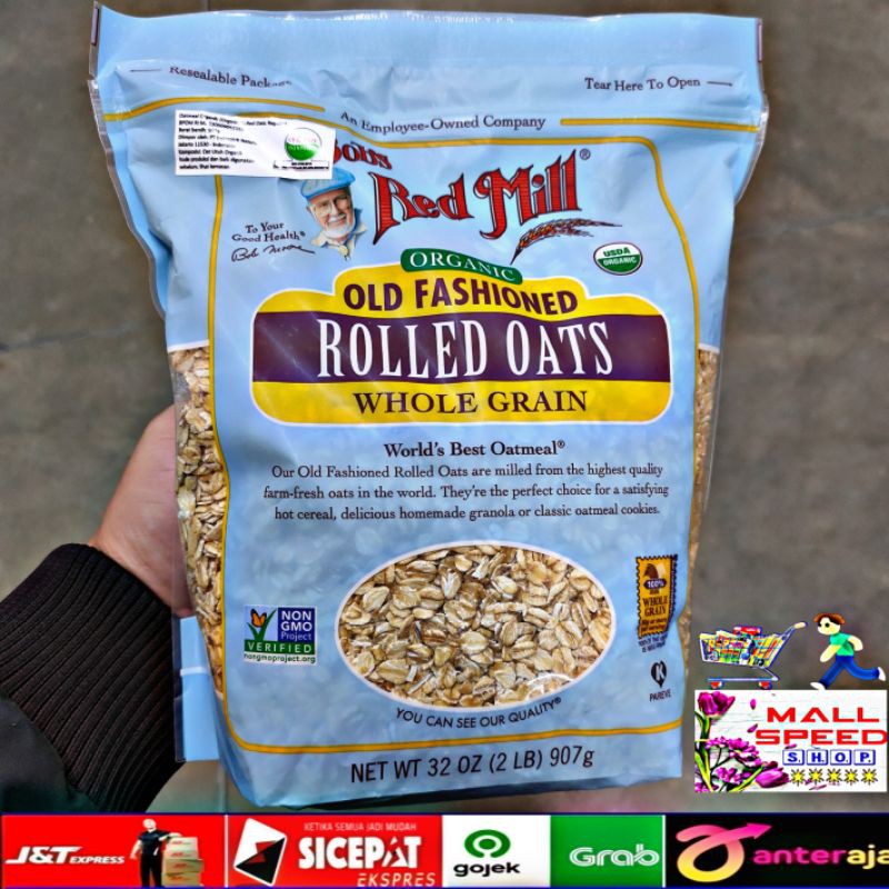 

BRM Organic Old Fashioned Rolled Oat 907g