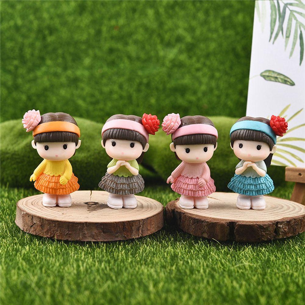 [Elegan] Miniatur Bonsai Patung DIY Cantik Peri Dekorasi Taman Gadis Lanskap Aksesoris