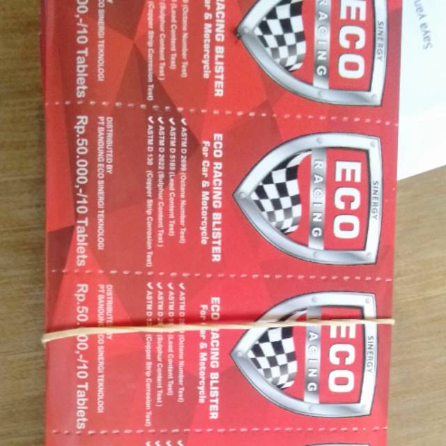 ECO racing buat penghemat BBM bensin motor