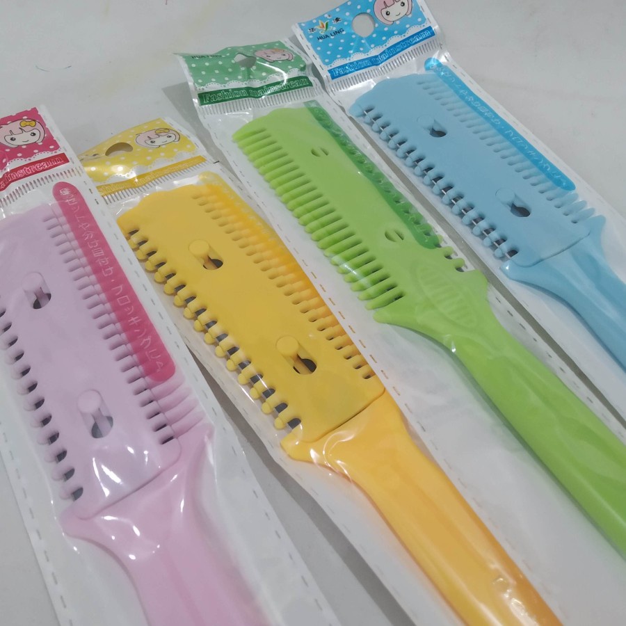 Sisir silet Comet komet penipis pencukur cukur rambut + gunting