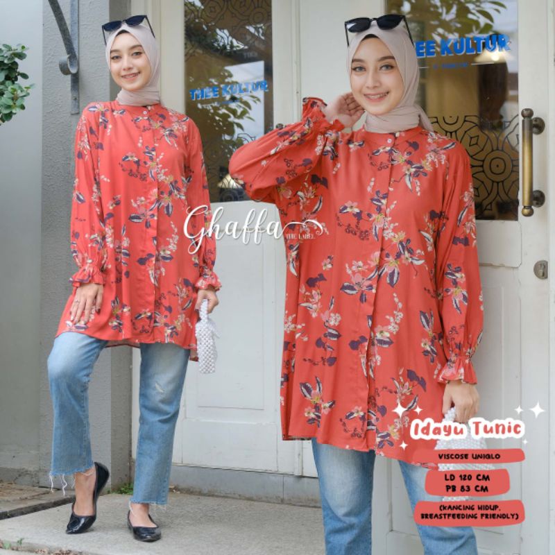 idayu tunik viscose by ghaffa label