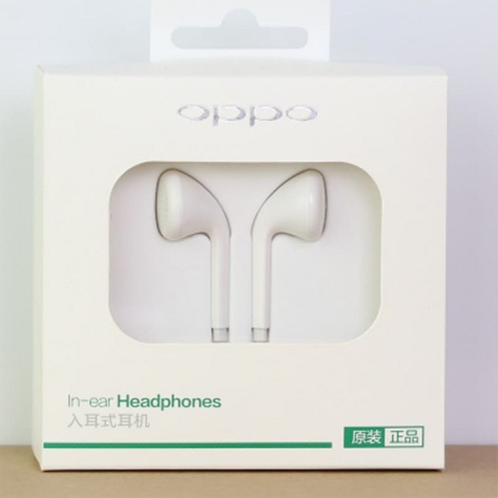 EARPHONE XIAOMI/OPPO/VIVO/REDMI/SAMSUNG/ASUS HANDFREE EARPHONE UNIVERSAL BASS PACKING PUTIHTIP