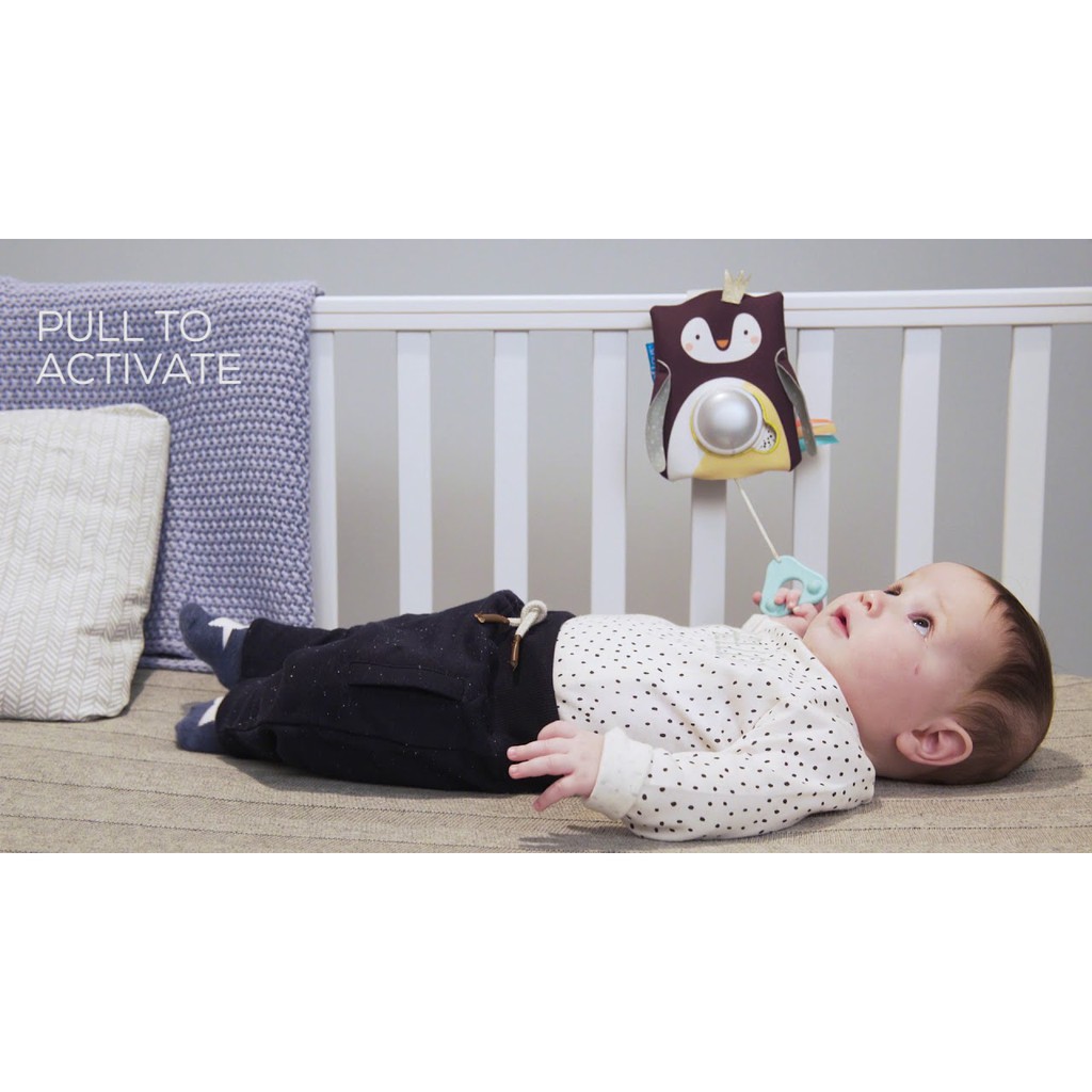 Taf Toys Prince the Penguin Baby Soother - Lampu dan Melody Tidur Anak Bayi - Dilengkapi dengan Lagu Motorik