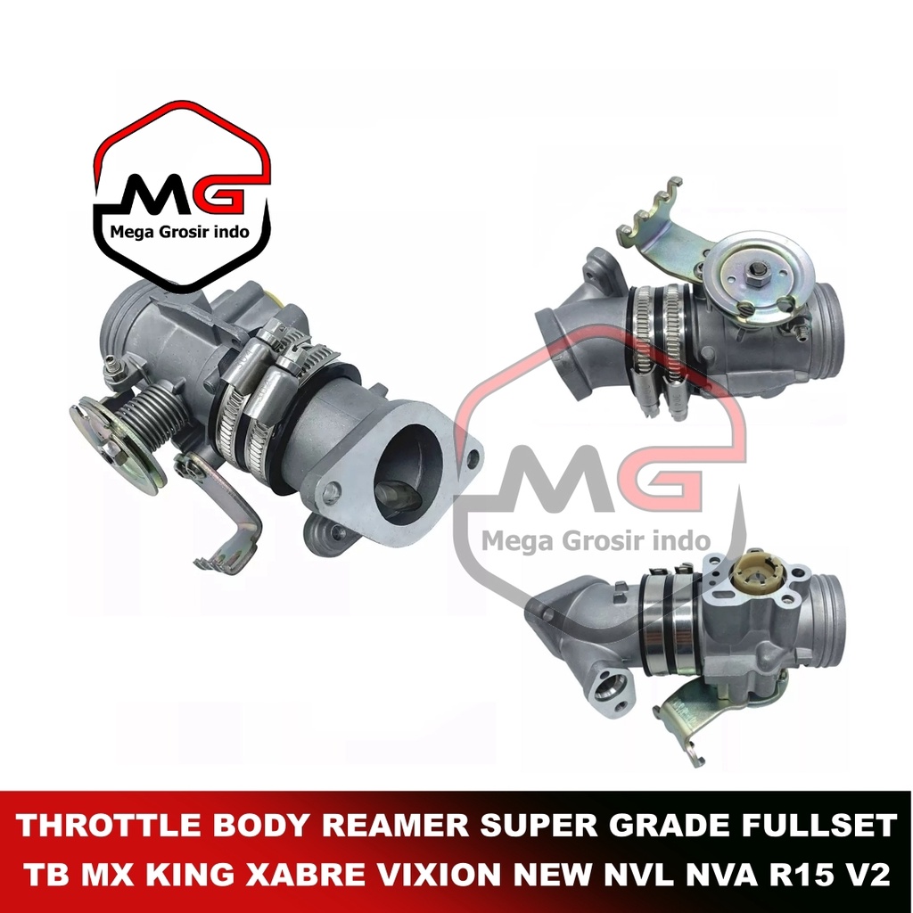THROTTLE BODY TB REAMER YAMAHA MX KING VIXION MXKING XABRE VIXION NEW NVL NVA R15 V2 32 MM 34 MM Y15