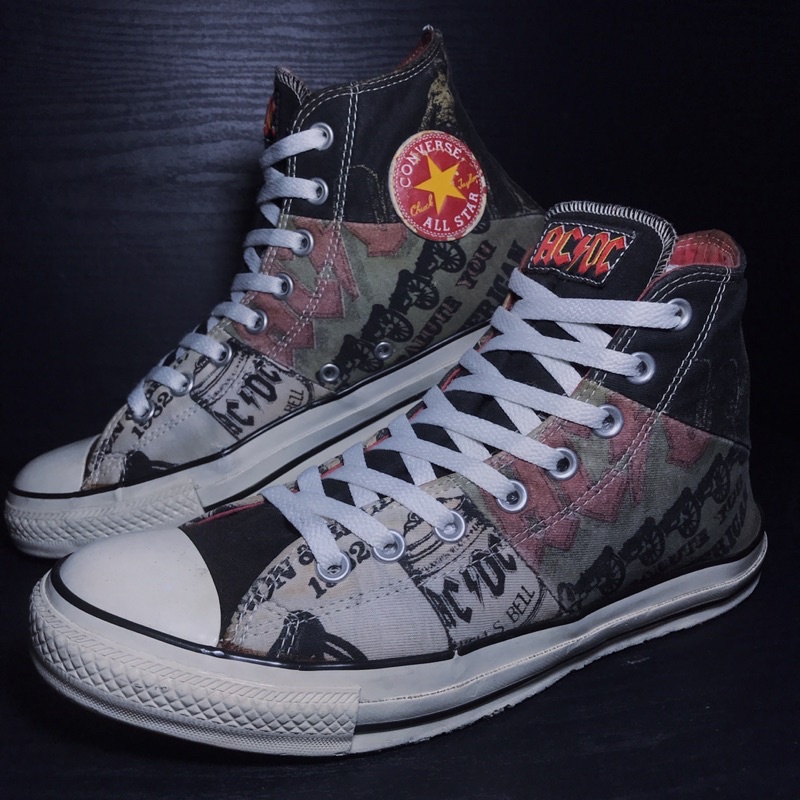 Sepatu Converse Second Original (Size 43). Converse Collab Music Series X ACDC