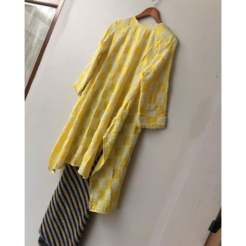 TENUN D&S TUNIK TENUN SONGKET BULU, BAJU MUSLIM, BAJU KONDANGAN BAJU PESTA