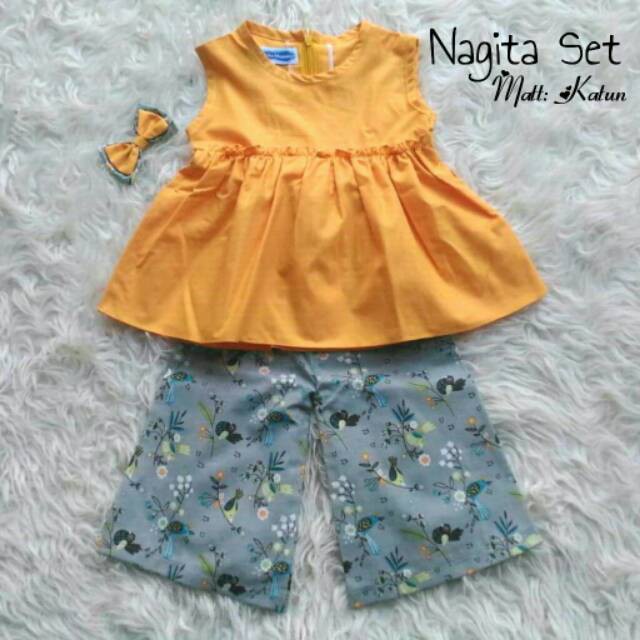 BAJU ANAK UNIK AZZAFRAN MODEL NAGITA SET