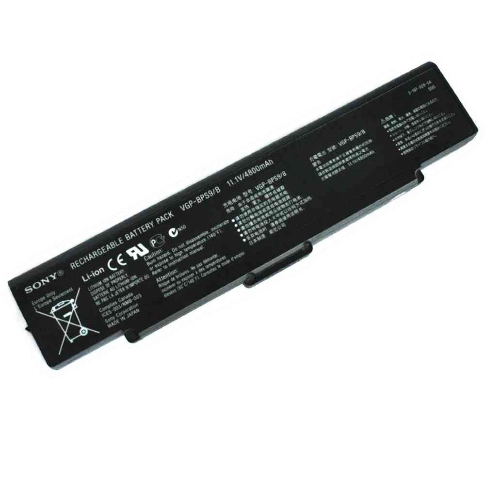 Baterai Sony Vaio VGP-BPS9, VGP-BPS9/S, BPS9A, VGP-BPL9 Black Original
