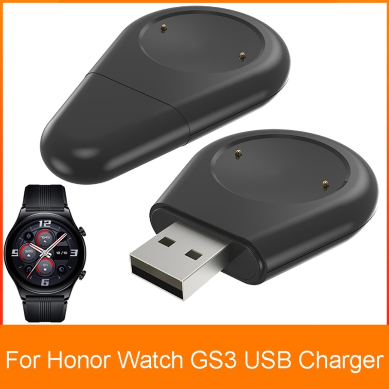 Cre Charging Dock USB Bentuk Tetesan Air Hujan Untuk Smartwatch Honor GS3