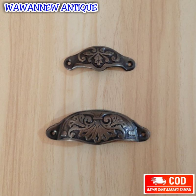 Handle / Tarikan Laci Gagang Lemari Jendela Pintu Rumah / Knop Kerang Motif Batman 11cm