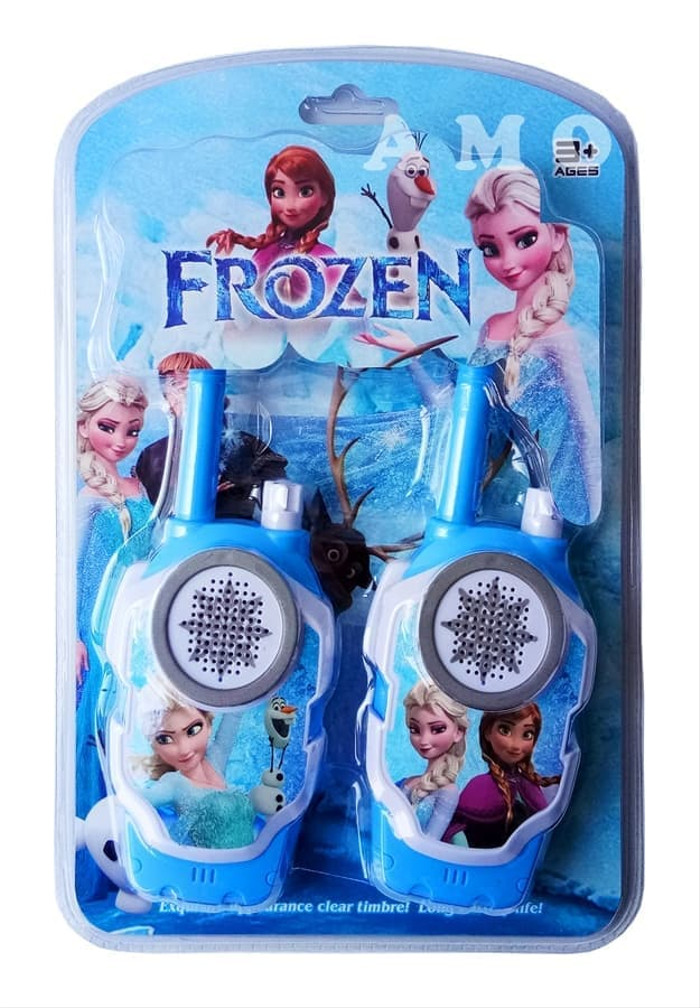 walkie talkie mainan anak sepasang ht handy talkiy frozen