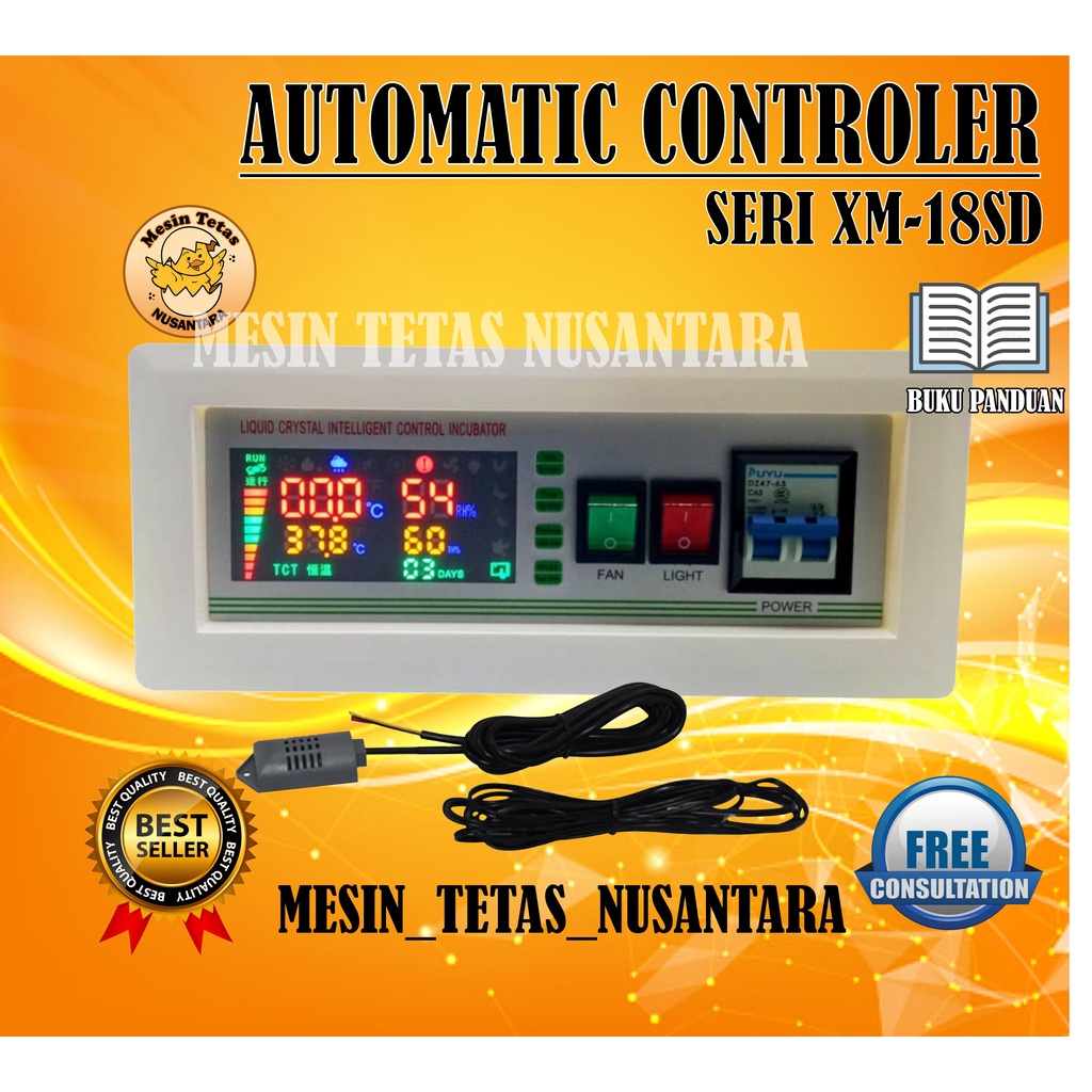 XM-18SD Pengatur Mesin Tetas Segala Macam Unggas Secara Otomatis