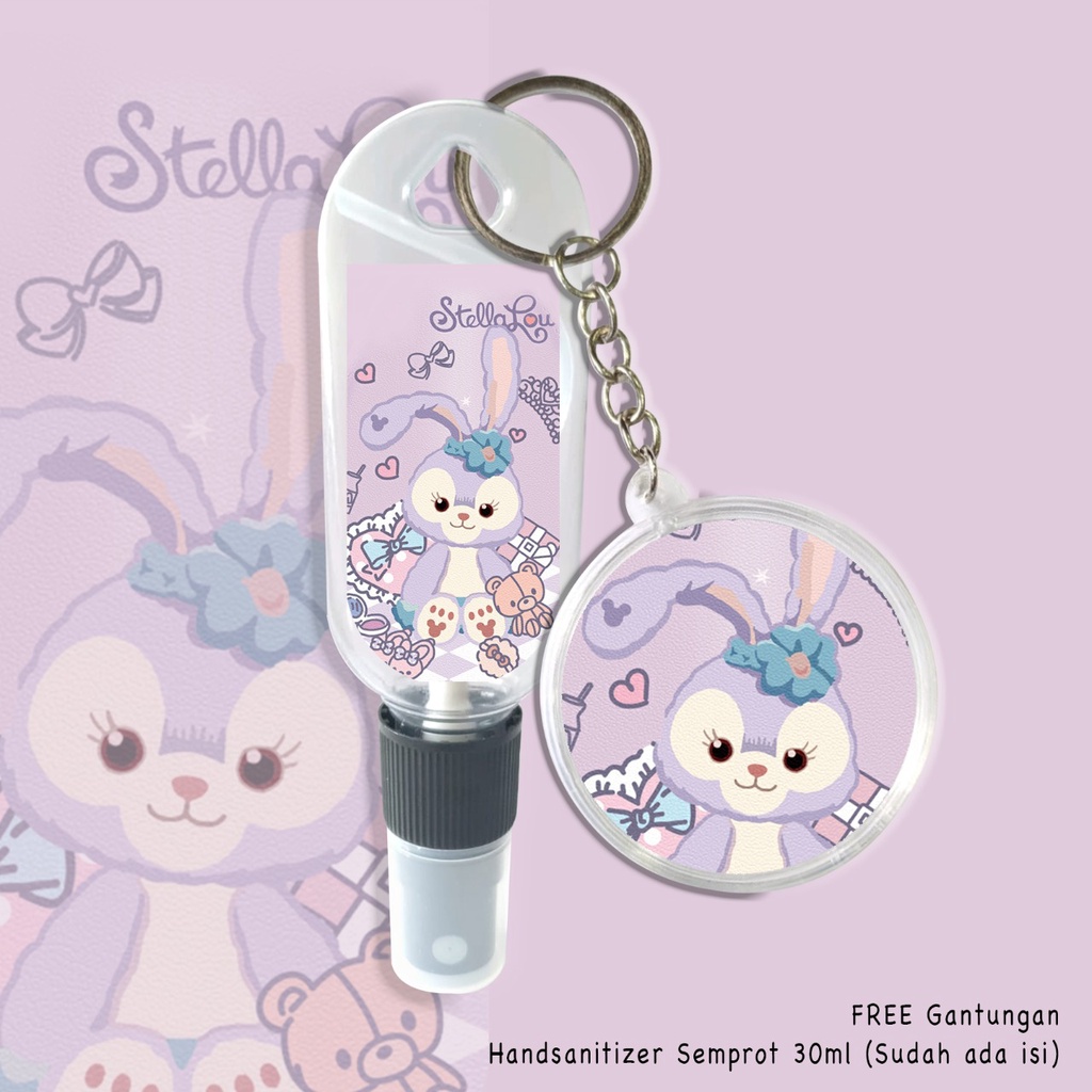 (FREE GANTUNGAN KUNCI) HAND SANITIZER KELINCI CUTE / INCLUDE ISI 30 ML / WANGI / REAL / KADO