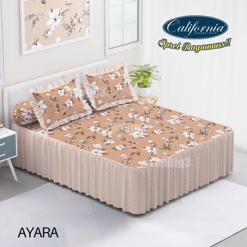 SEPREI RUMBAI CALIFORNIA KING B2 (180X200) AYARA