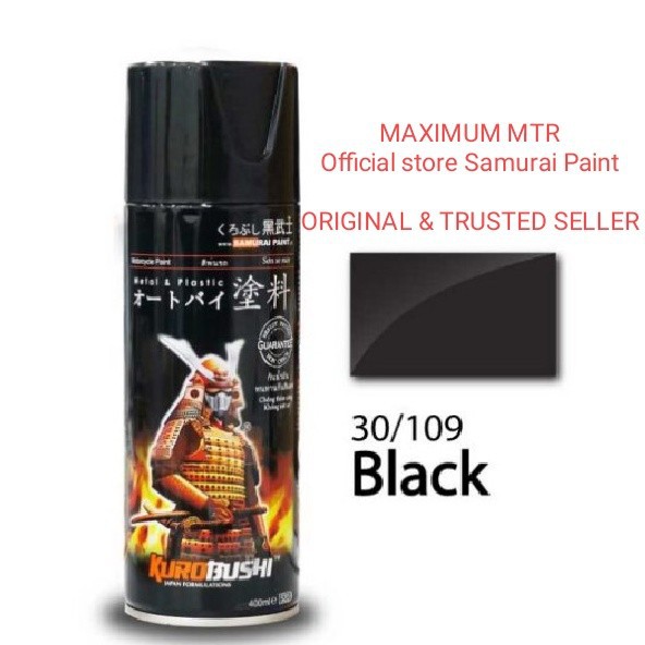 

Elegan Samurai paint/black 109-cat semprot aerosol Murah