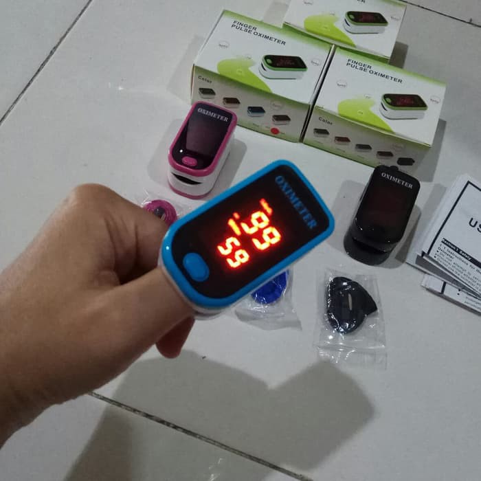 Oksimeter Pengukur Kadar SPO2 Murah Saturasi Oksigen Dan Detak Jantung