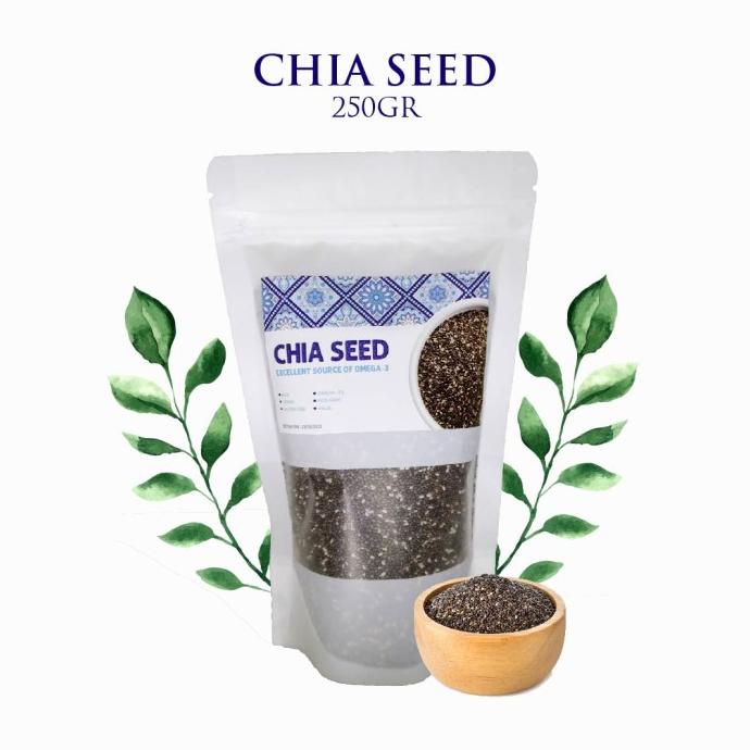 

Chia seed organic black non GMO grade A chiaseed biji selasi | 250gr