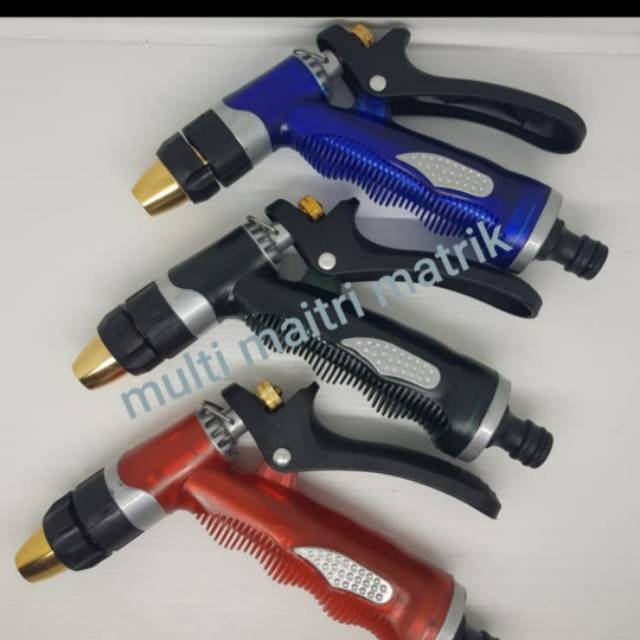 Semprotan air pistol kepala Kuningan soligen 4023 / hose nozzle Soligen