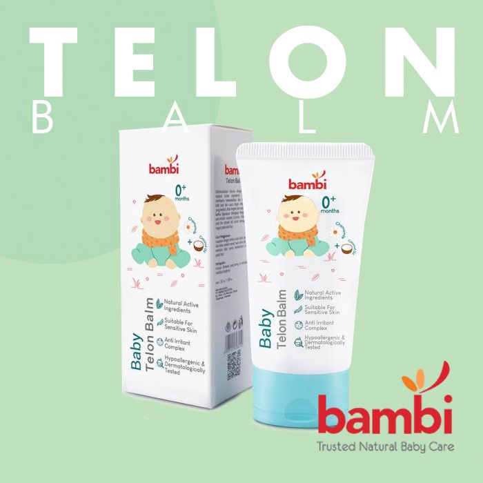 BAMBI Baby Telon Balm minyak telon bayi balsem cream natural 50ml