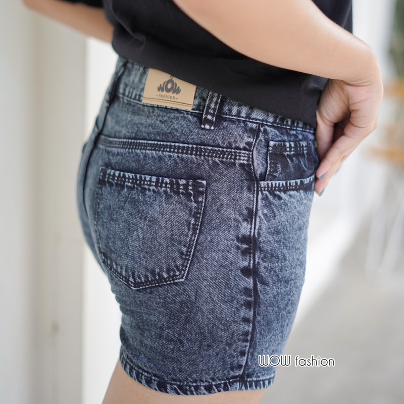 WOW-Klio Hotpant//Celana Jeans Pendek Wanita// Celana Hotpan//Hotpan Jeans