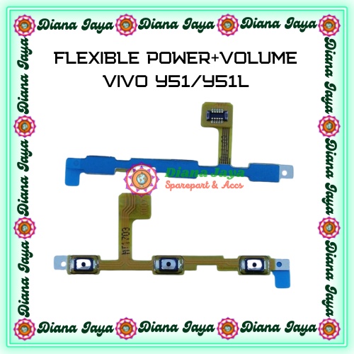 Flexible Power  + Volume Vivo Y51 (2015) / Vivo Y51L
