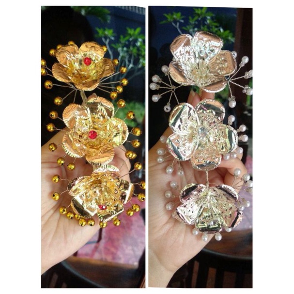 Semanggi Kamboja Emas/Silver//semanggi Bali