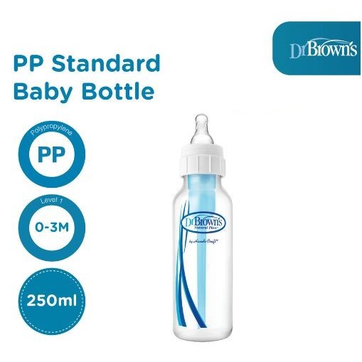Dr. Brown's PP Standard Baby Bottle Vent System Anti Colic Botol Susu