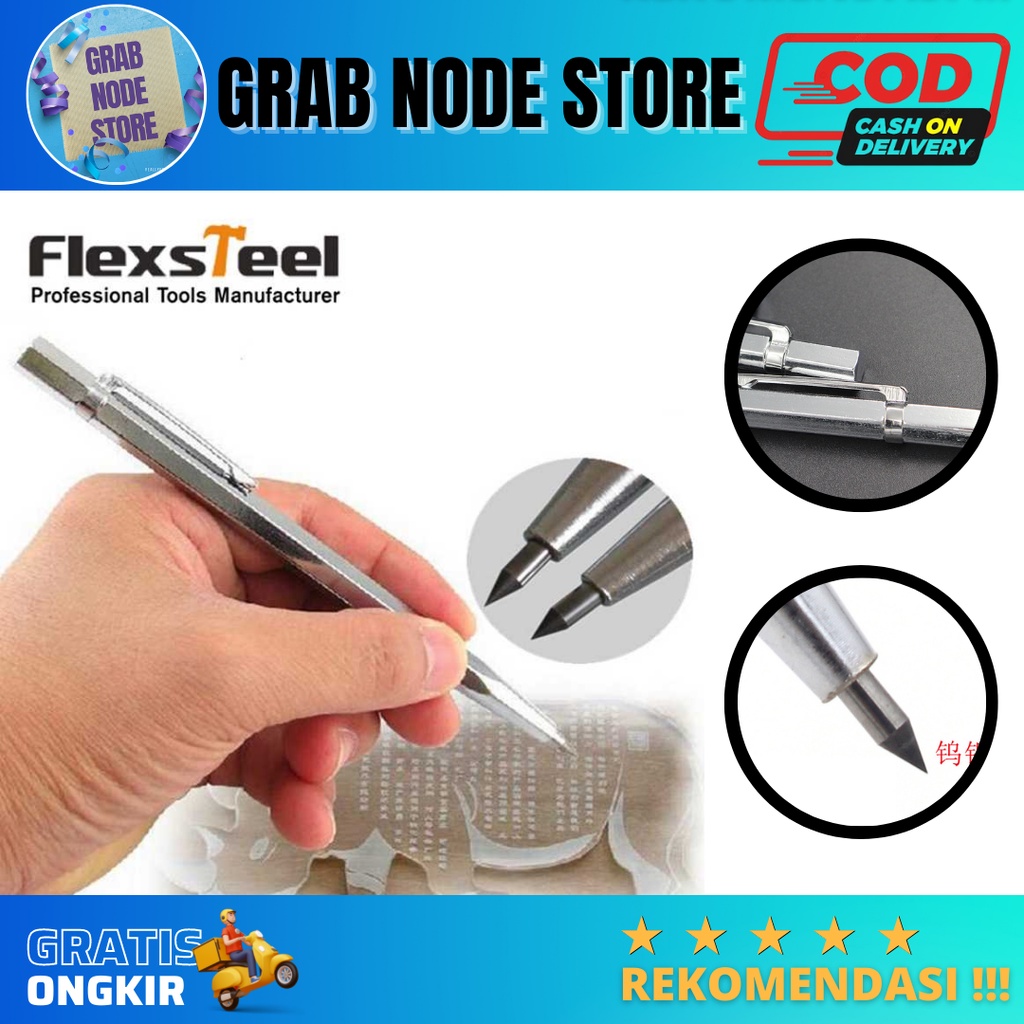 

Pena Ukir Pengukir Kaca/Aluminium/Kayu Flexsteel - [BISA COD]