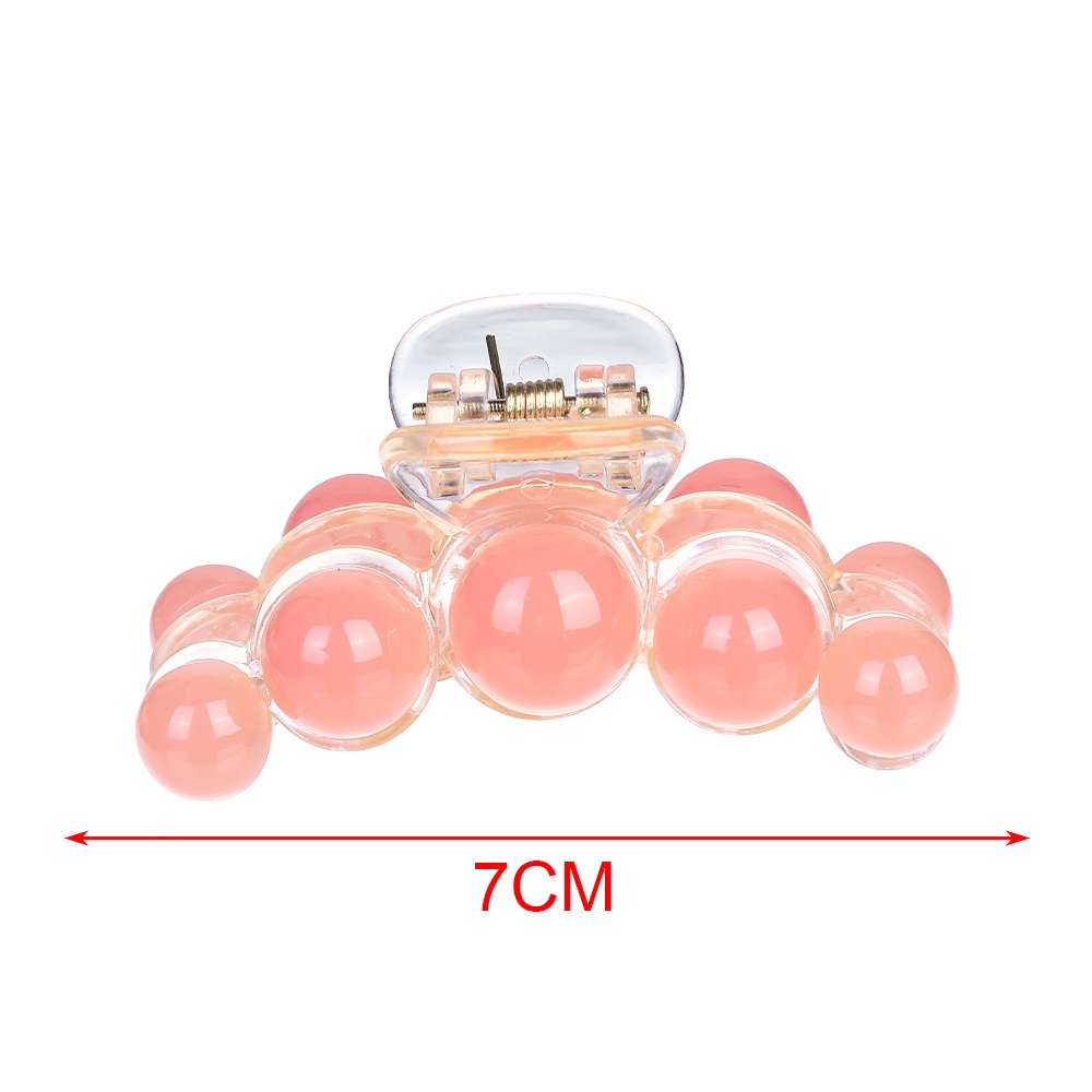 Korean Ins Hair Clip Acrylic Colorful Claw Clips Fashion Temperament Hair Clamps Women Hair Accessories