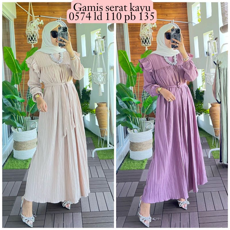 GAMIS SERAT KAYU 0574